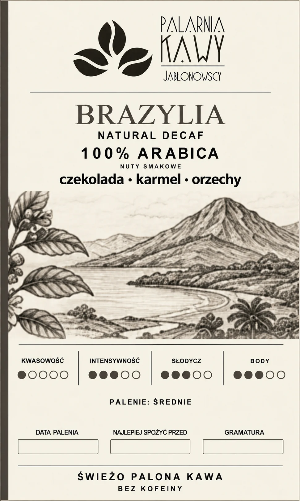 Kawa Brazylia Natural Decaf - obrazek 3